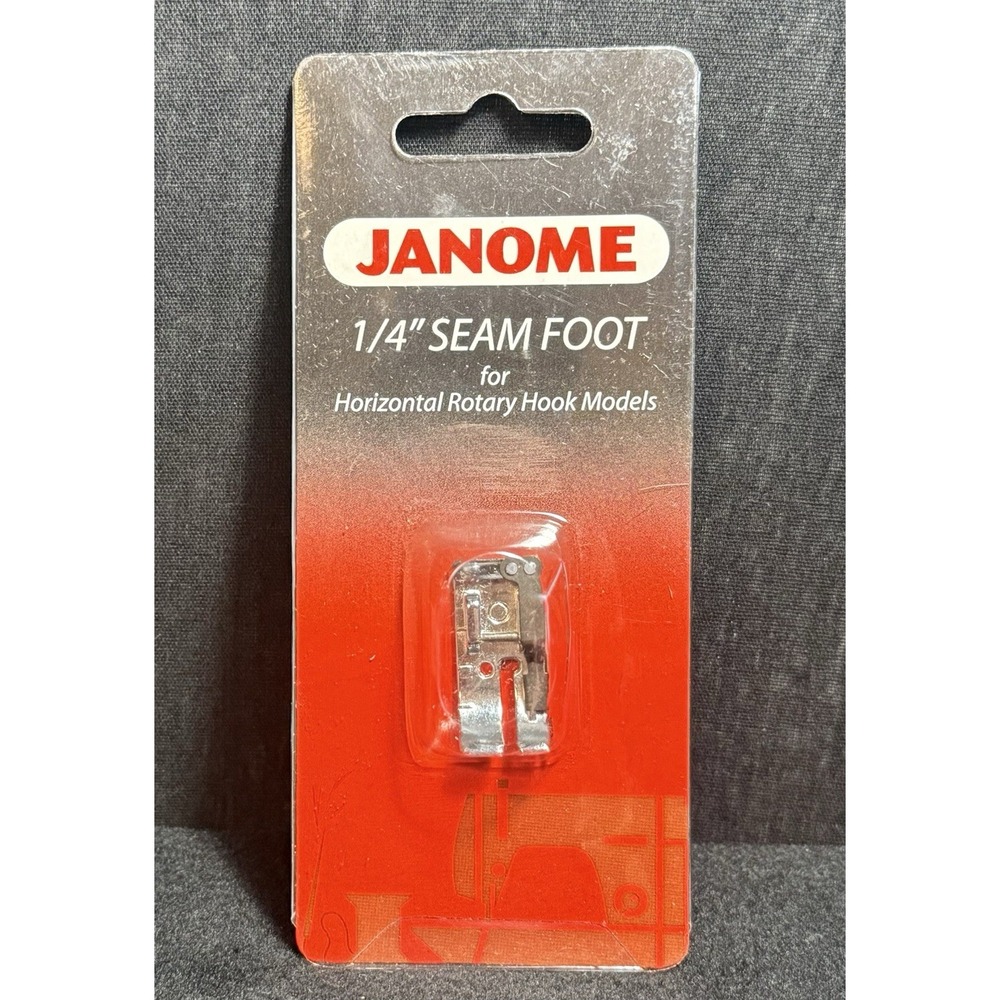 Genuine Janome 1/4" Seam Foot for Rotary Hook Models Part# 200318000
